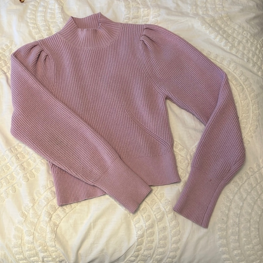 purple sweater
